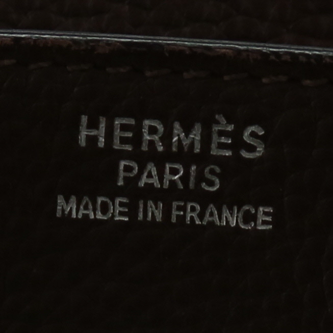 Sac à main Hermès  Birkin 35 cm en cuir togo marron - Detail D2