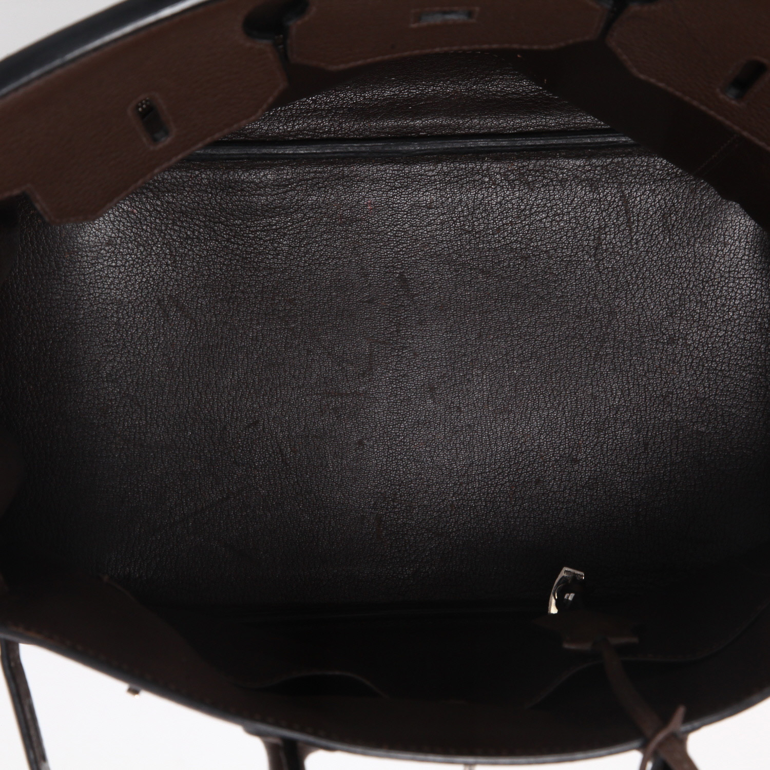 Borsa Hermès  Birkin 35 cm in pelle togo marrone - Detail D4