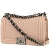 Chanel  Boy shoulder bag  in beige quilted leather - 00pp thumbnail