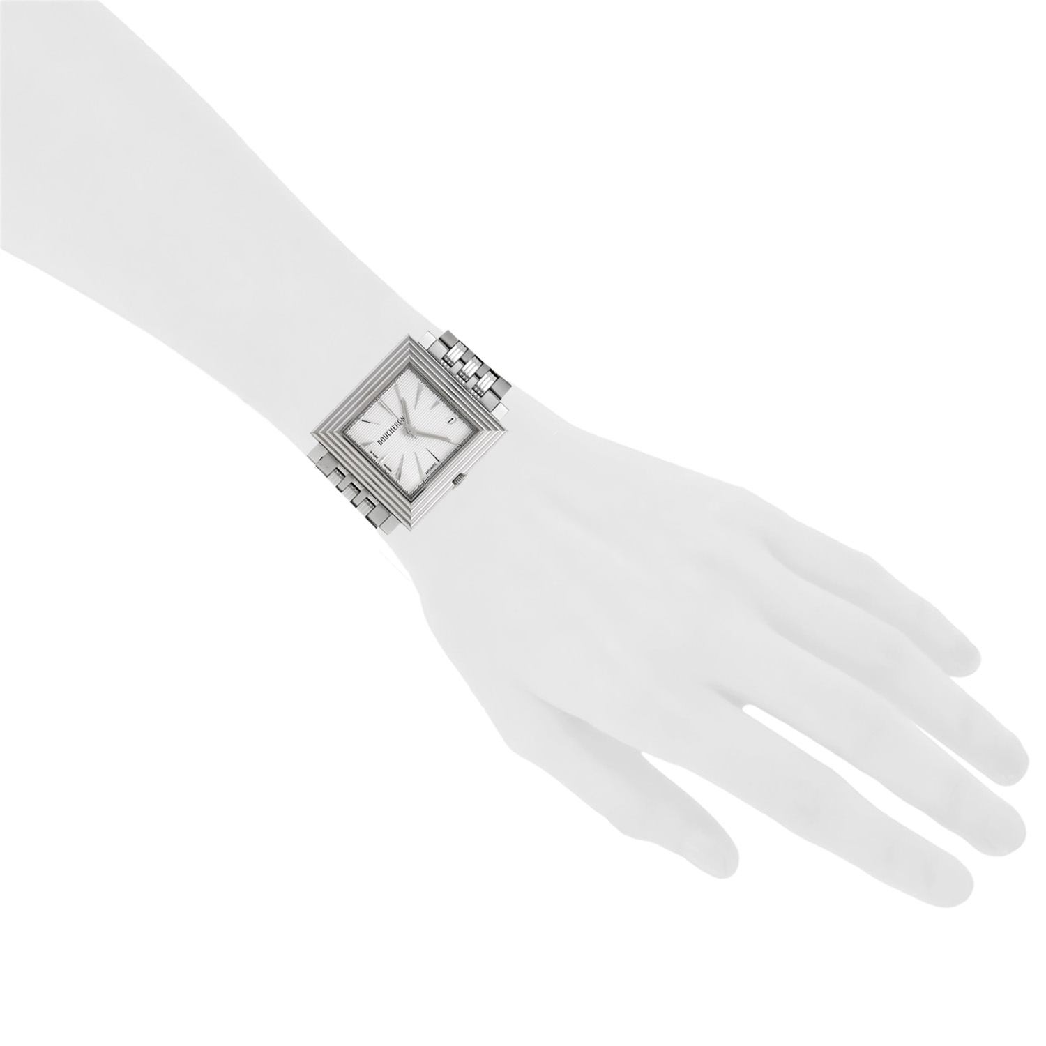 Boucheron Carrée  in stainless steel Circa 2010 - Detail D1