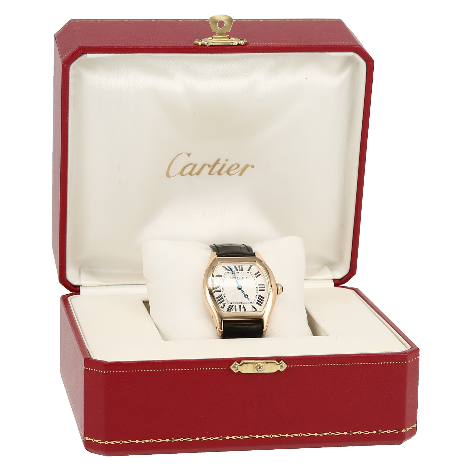 Montre Cartier Tortue en or jaune Ref: Cartier - 2496C  Vers 2000