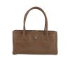 Chanel   handbag  in taupe grained leather - 360 thumbnail
