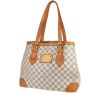 Louis Vuitton  Hampstead shopping bag  in azur damier canvas  and natural leather - 00pp thumbnail