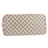 Louis Vuitton  Hampstead shopping bag  in azur damier canvas  and natural leather - Detail D1 thumbnail