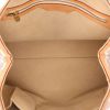 Louis Vuitton  Hampstead shopping bag  in azur damier canvas  and natural leather - Detail D3 thumbnail