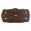 Louis Vuitton  Tivoli handbag  in brown monogram canvas  and natural leather - Detail D1 thumbnail