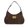Louis Vuitton  Thames handbag  in ebene damier canvas  and brown - 360 thumbnail