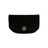 Chanel  Vintage shoulder bag  in black canvas - 360 thumbnail