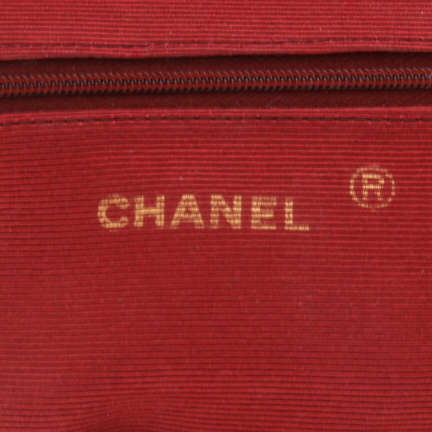 Bolso bandolera Chanel  Vintage en lona negra - Detail D2