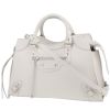 Balenciaga  Neo Classic handbag  in white grained leather - 00pp thumbnail
