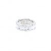 Anello flessibile Chanel Ultra modello medio in oro bianco, ceramica e diamanti - 360 thumbnail