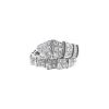 Half-articulated Bulgari Serpenti ring in white gold and diamonds - 00pp thumbnail