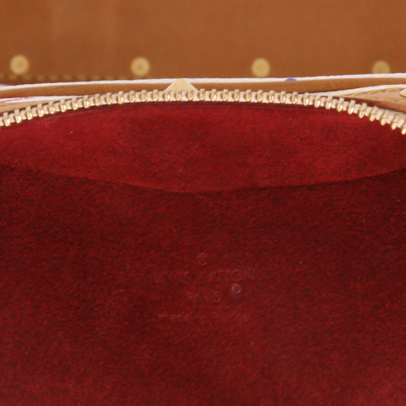 Louis Vuitton  Boulogne shoulder bag  in white monogram canvas - Detail D2