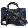 Balenciaga  City handbag  in blue leather - 00pp thumbnail