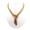 Vintage 1970's necklace in yellow gold - 360 thumbnail