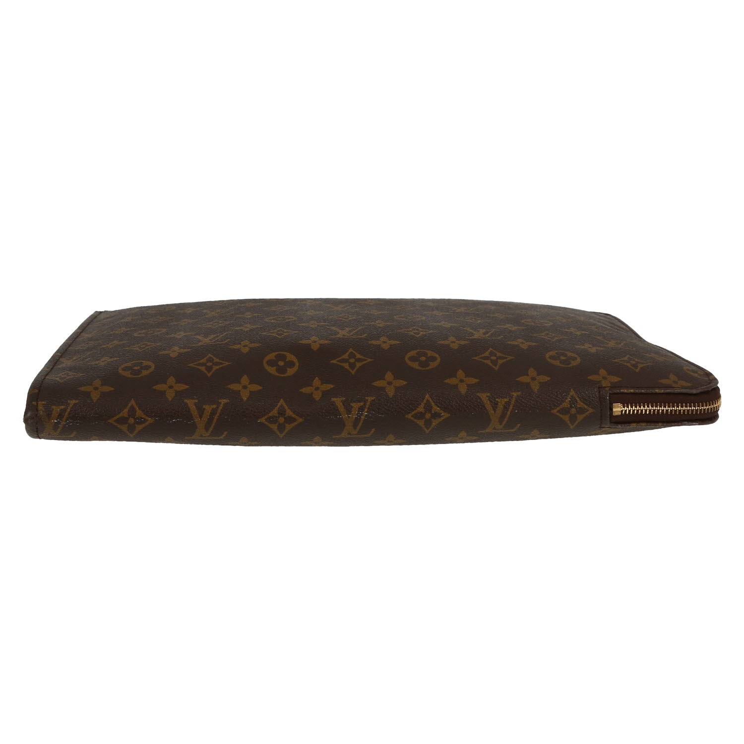 Louis Vuitton  Porte documents Voyage pouch  in brown monogram canvas - Detail D1