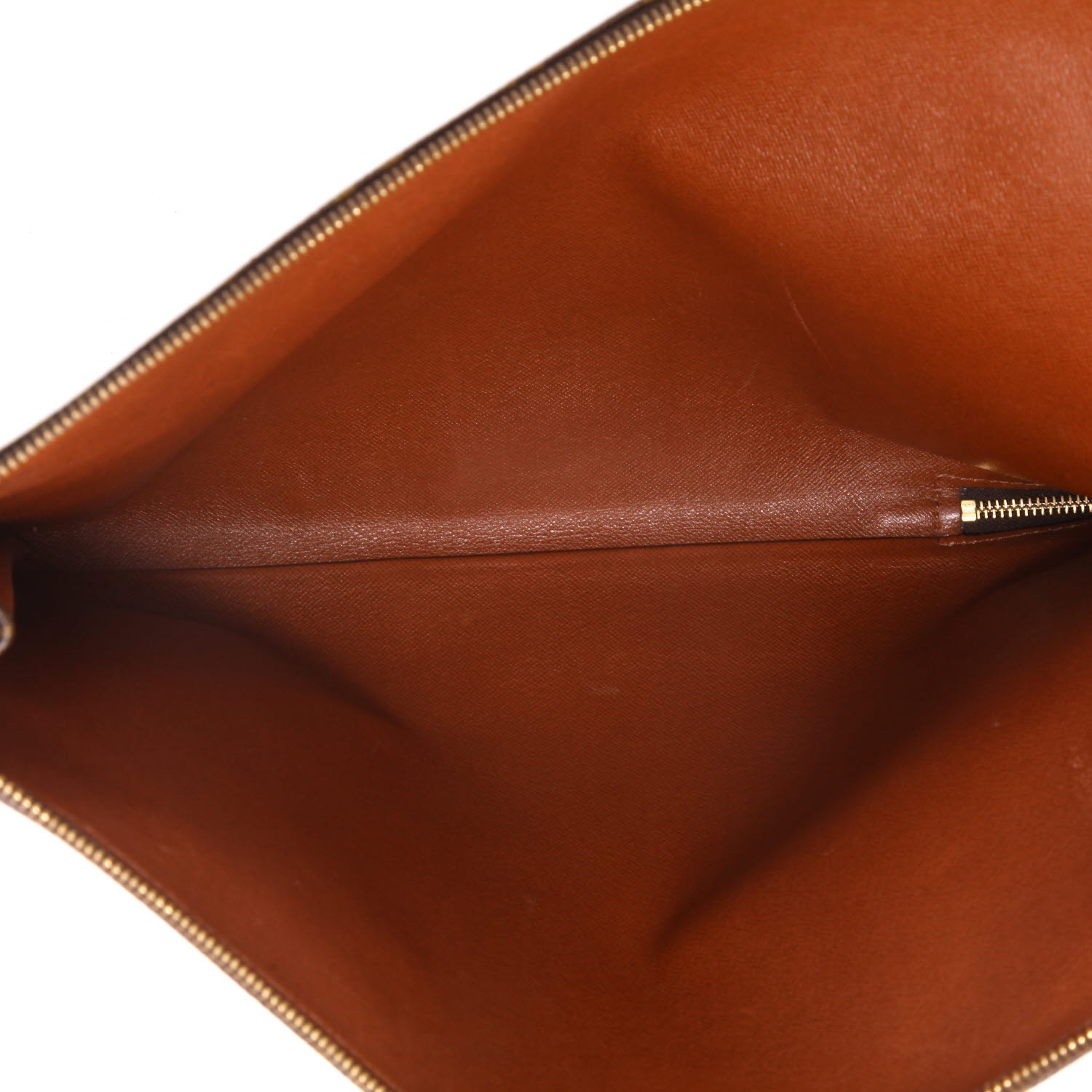 Louis Vuitton  Porte documents Voyage pouch  in brown monogram canvas - Detail D3