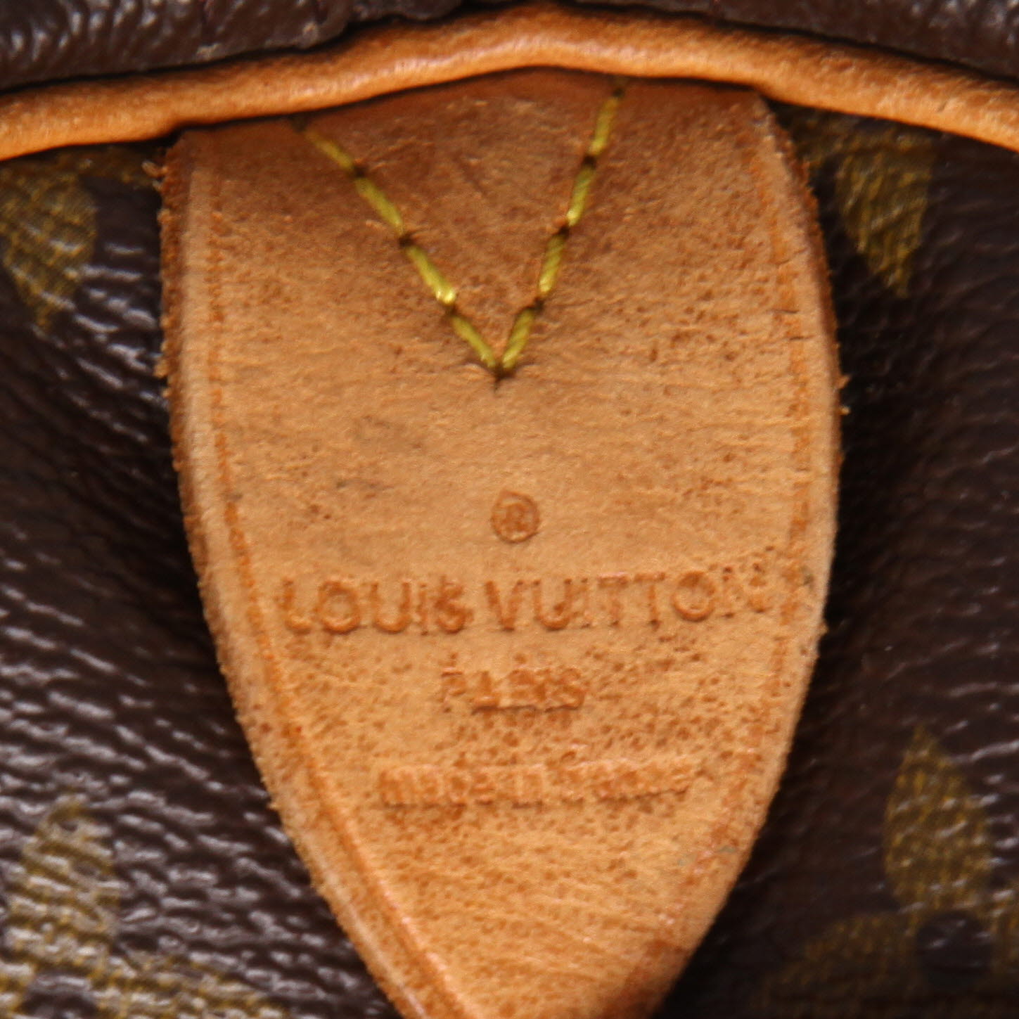 Louis Vuitton  Keepall 50 travel bag  in brown monogram canvas  and natural leather - Detail D2