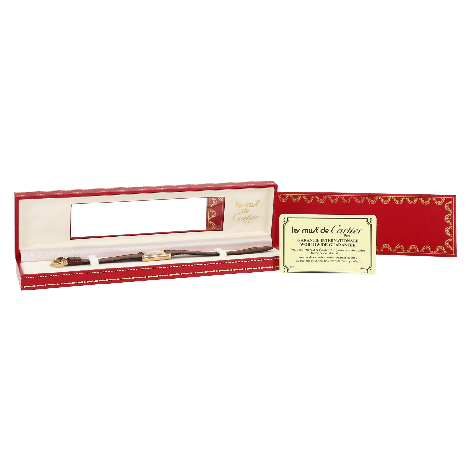 Orologio Cartier Tank Must in vermeil Circa 1990 - Detail D2