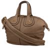 Givenchy  Nightingale handbag  in taupe leather - 00pp thumbnail