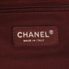 Bolso de mano Chanel   en lona negra y tweed gris - Detail D2 thumbnail