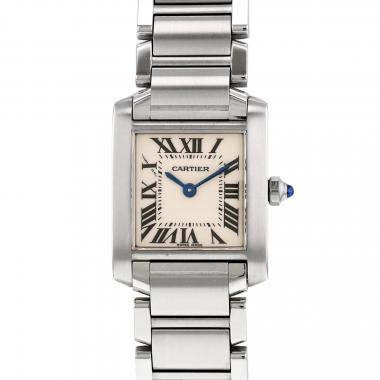 Orologio Cartier Tank Française in acciaio Ref: Cartier - 2384  Circa 2000
