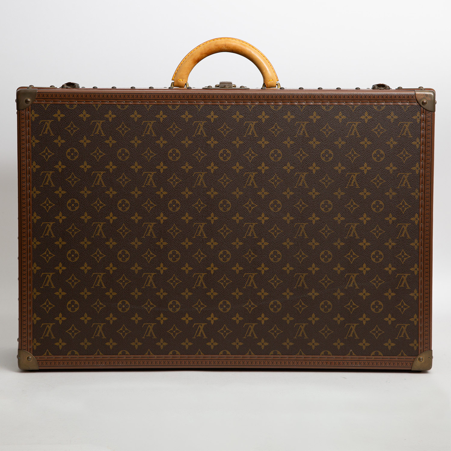 Louis Vuitton  Alzer 65 suitcase  monogram canvas  and lozine (vulcanised fibre) - Detail D2
