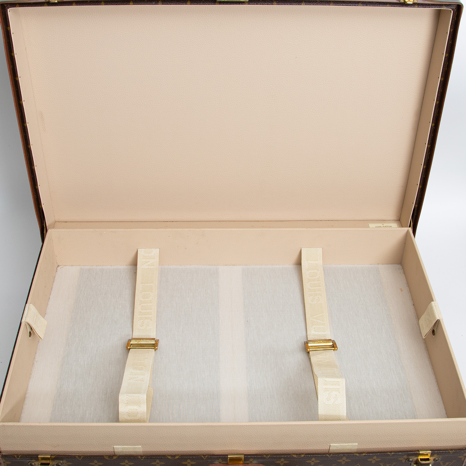 Louis Vuitton  Alzer 65 suitcase  monogram canvas  and lozine (vulcanised fibre) - Detail D5