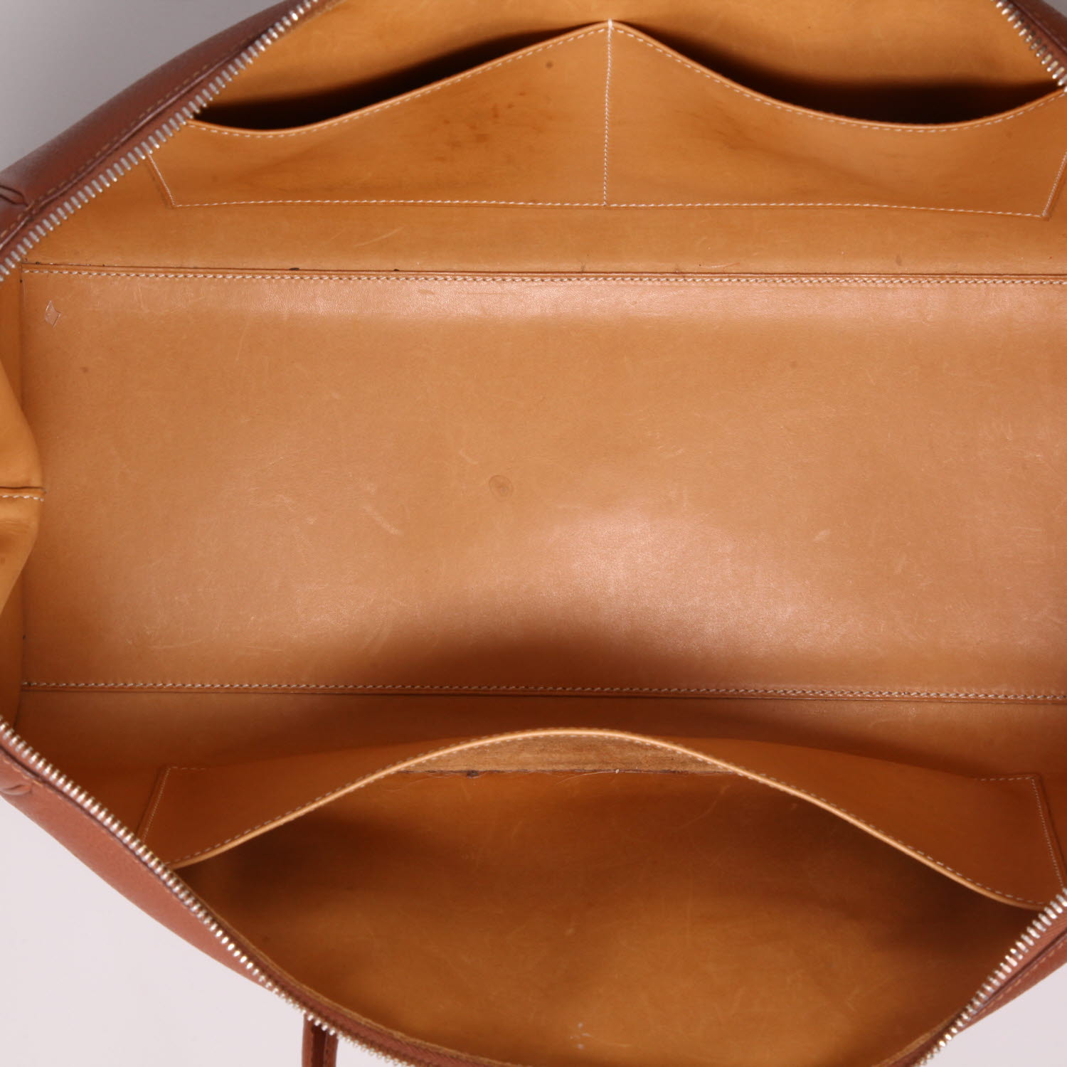 Borsa Hermès  Paris-Bombay in pelle martellata gold - Detail D2