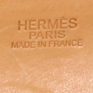 Borsa Hermès  Paris-Bombay in pelle martellata gold - Detail D3