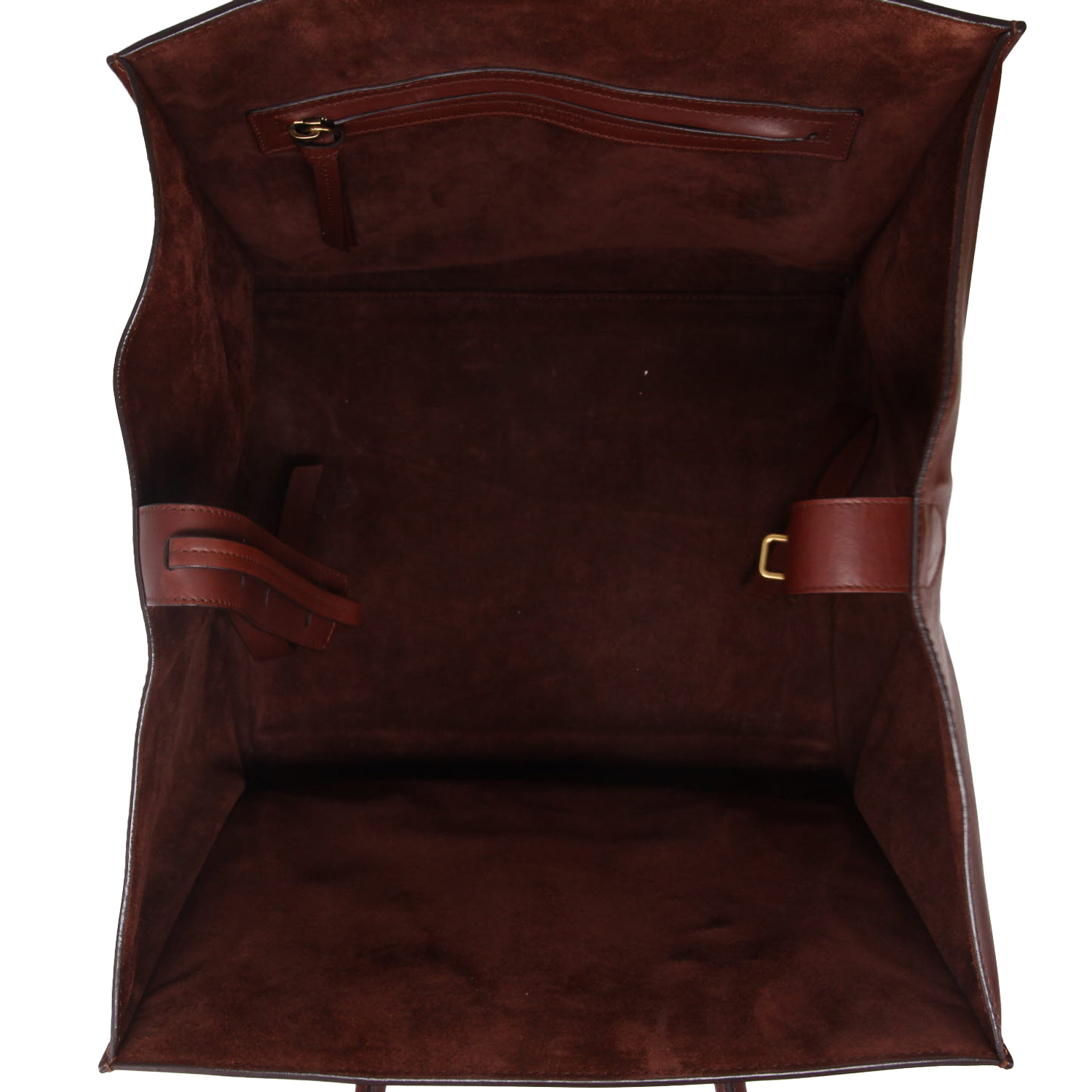 Shopping bag Celine  Phantom in pelle bordeaux - Detail D3