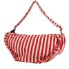 Chanel   handbag  in red and white canvas - 00pp thumbnail
