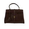 Celine  16 handbag  in brown leather - 360 thumbnail