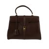 Celine  16 medium model  handbag  in brown leather - 360 thumbnail