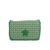 Gucci  Messenger shoulder bag  canvas  and green leather - 360 thumbnail