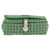 Borsa a tracolla Gucci  Messenger in tela e pelle verde - Detail D1 thumbnail