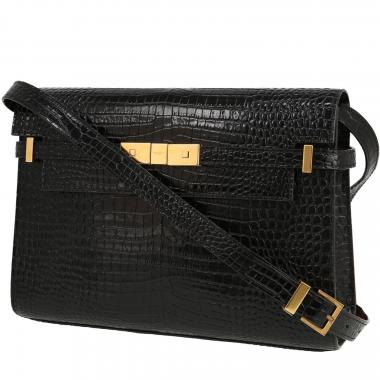 Borsa Saint Laurent  Manhattan in pelle nera