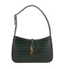Saint Laurent  5 à 7 handbag  in green leather - 360 thumbnail