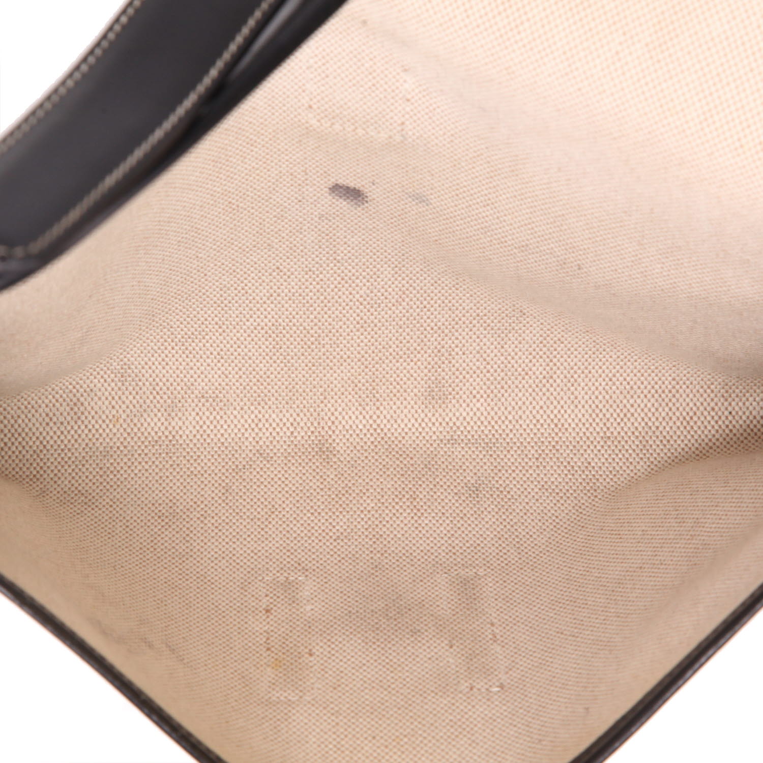 Bolsito de mano Hermès  Jige en cuero box negro - Detail D3