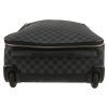 Louis Vuitton  Pegase suitcase  in grey damier canvas  and black leather - Detail D1 thumbnail