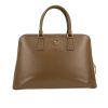 Prada  Promenade handbag  in olive green patent leather - 360 thumbnail