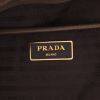 Sac à main Prada  Promenade en cuir verni vert-olive - Detail D2 thumbnail