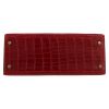 Hermès  Kelly 28 cm handbag  in red Vif alligator - Detail D1 thumbnail