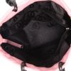 Chanel  Cambon shopping bag  in pink and black quilted leather - Detail D3 thumbnail