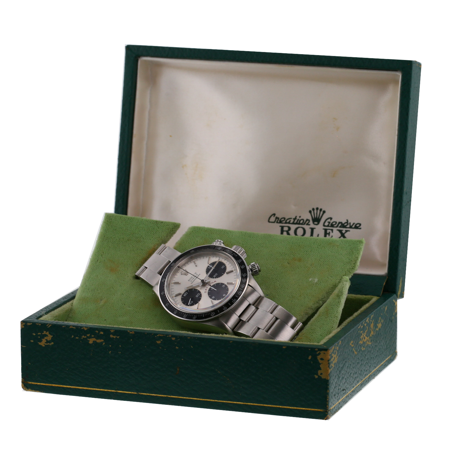 Rolex Daytona "Big Red" Mécanique in stainless steel Ref: Rolex - 6263  Circa 1978 - Detail D2