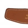 Hermès  Ceinture H belt  in gold epsom leather  and black leather - Detail D2 thumbnail