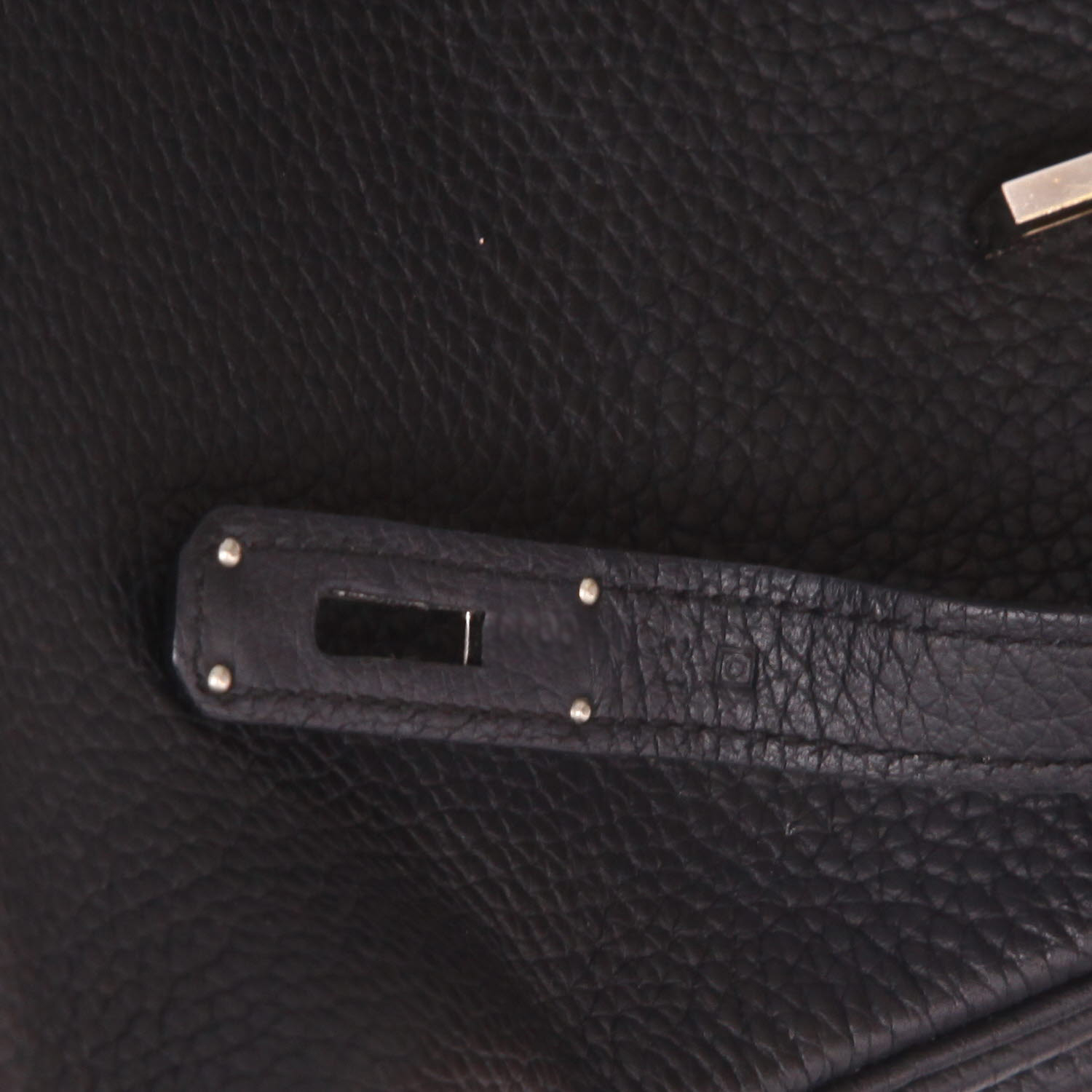 Sac à main Hermès  Birkin 35 cm en cuir togo noir - Detail D3