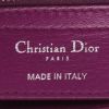 Borsa Dior  Lady Dior modello grande  in pelle cannage viola - Detail D2 thumbnail