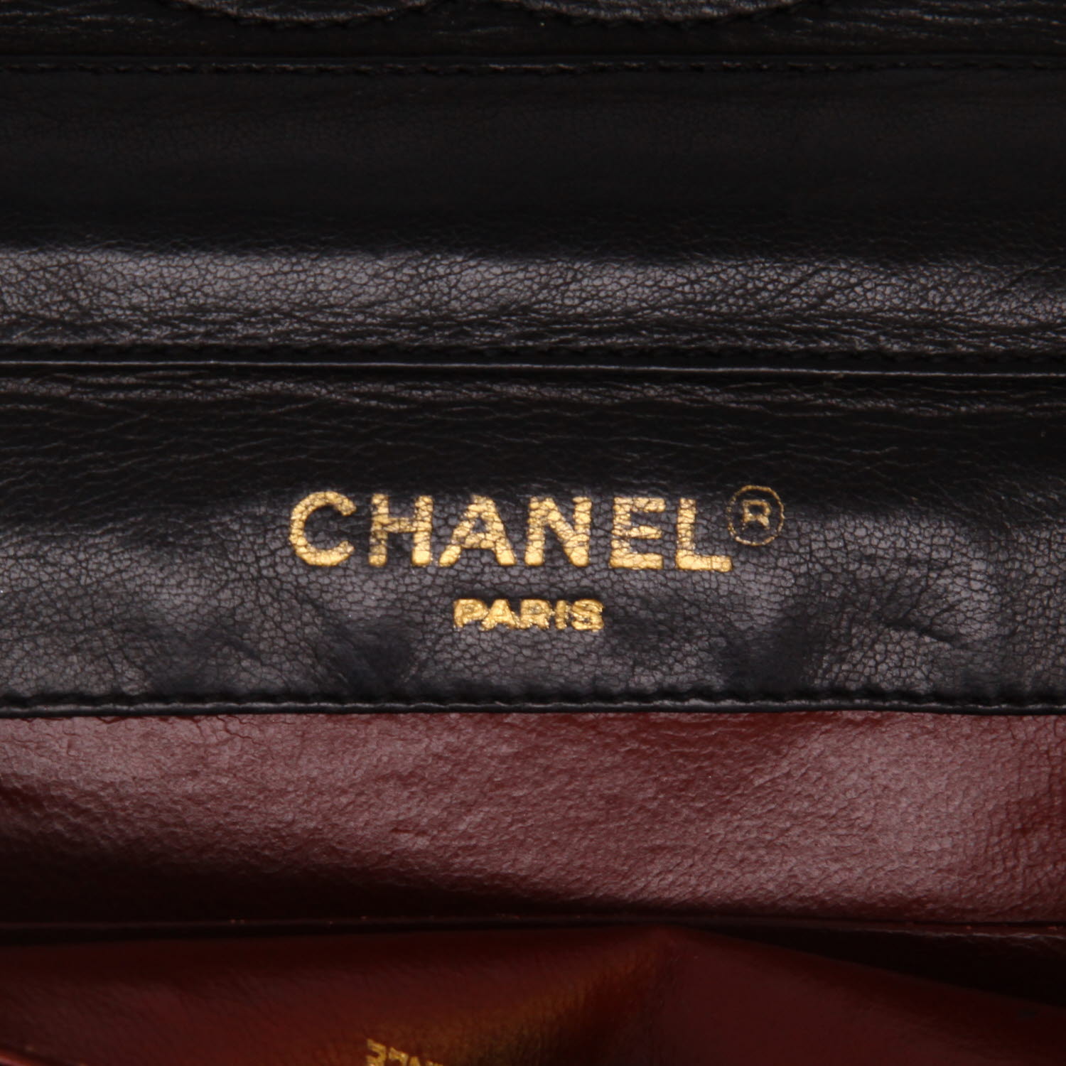Bolso de mano Chanel  Vintage en cuero acolchado negro - Detail D2