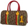 Dior  Rasta handbag  in brown monogram canvas  and red leather - 00pp thumbnail